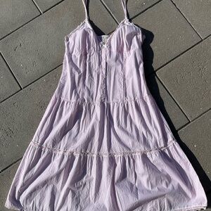 Frankie's Bikinis Light Pink Lace Trim Top